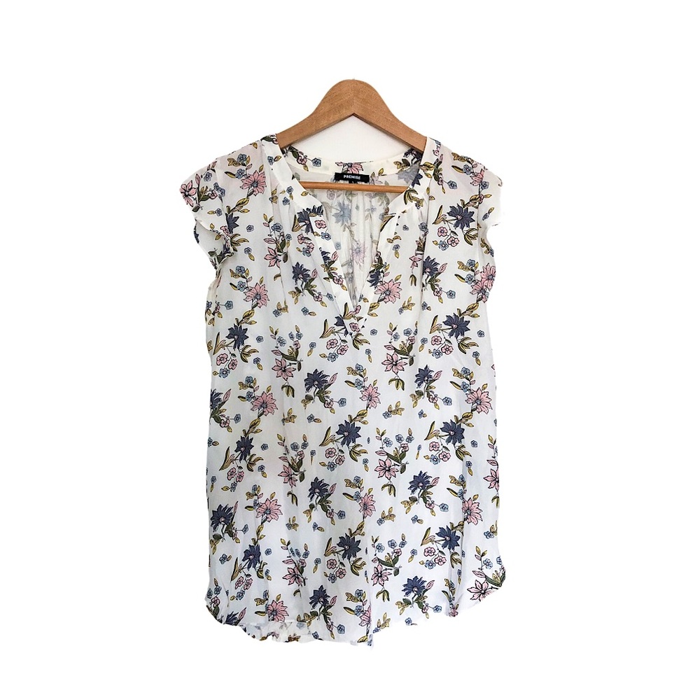 Premise Floral Flowy Blouse